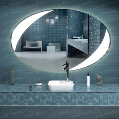 зеркало с led подсветкой в ванной