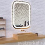 Зеркало с подсветкой для ванной комнаты adele