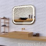 Зеркало с лед подсветкой для ванной комнаты adele