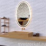 Зеркало с подсветкой в ванную margo