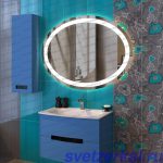 Зеркало с подсветкой для ванной комнаты купить Москва